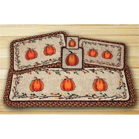 EARTH RUGS Wicker Weave Swatch- Harvest Pumpkin 85-222HP